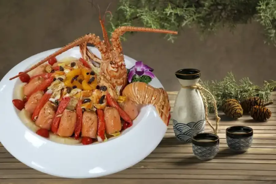 和风龍蝦燻鮭卷
